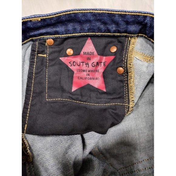 AG Adriano Goldschmied Mid Rise 90s Flare Leg Jeans Dark Denim Blue Y2K Size 27 - Picture 9 of 13